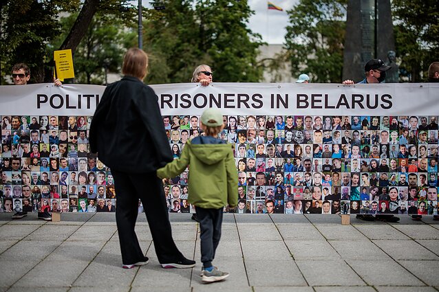 Baltarusių protestas Vilniuje Baltarusių protestas Vilniuje