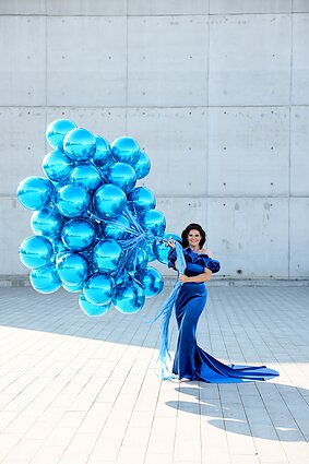 Ajos nelengvą gyvenimą praskaidrina spalvingos fotosesijos