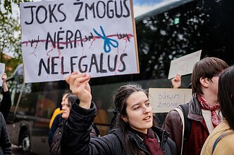 Protestas prieš pabėgėlių ir kitų migrantų išstūmimų legalizavimą Lietuvoje