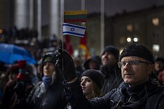 Protestas prieš „Nemuno aušros“ ir antisemitizmu kaltinamo Remigijaus Žemaitaičio įtraukimą į valdančiąją koaliciją 