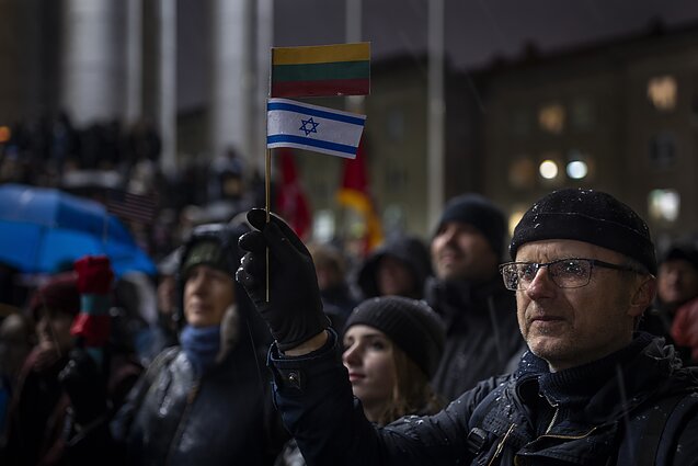 Protestas prieš „Nemuno aušros“ ir antisemitizmu kaltinamo Remigijaus Žemaitaičio įtraukimą į valdančiąją koaliciją 