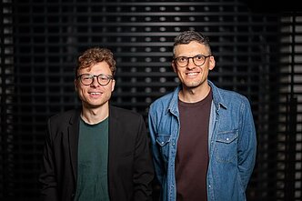 Laidos vedėjai Ignas Klėjus ir Tomas Vaičiūnas
