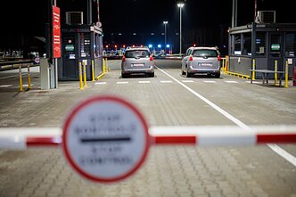 Medininkai checkpoint on the Lithuania-Belarus border (associative)