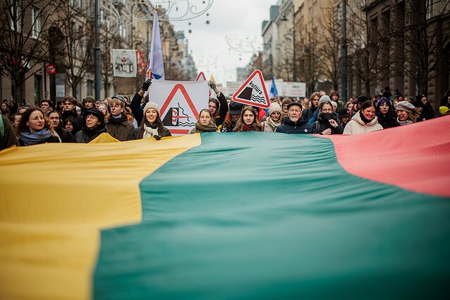 Sostinėje vyko kultūros bendruomenės mitingas Sostinėje vyko kultūros bendruomenės mitingas