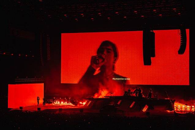 Free Finga koncerto akimirkos