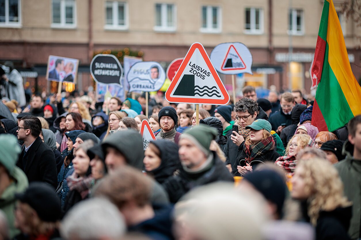 Protestas „Šalin rankas“