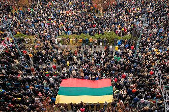 Protestas „Šalin rankas“
