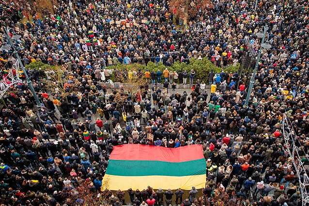 Protestas „Šalin rankas“