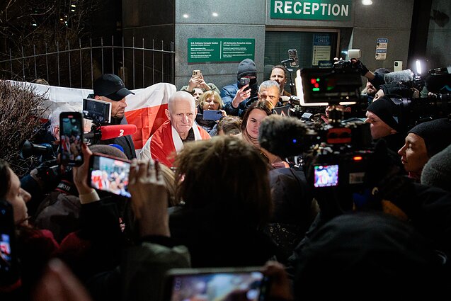 Belarusian human rights activist and Nobel Peace Prize laureate Ales Bialiatski