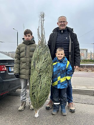 Mariaus šeimos ankstesnių metų eglutės
