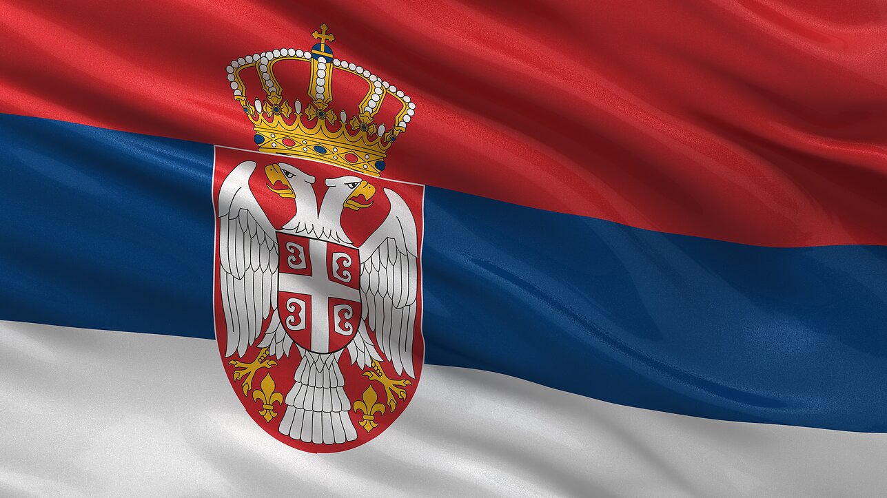Serbijos vėliava