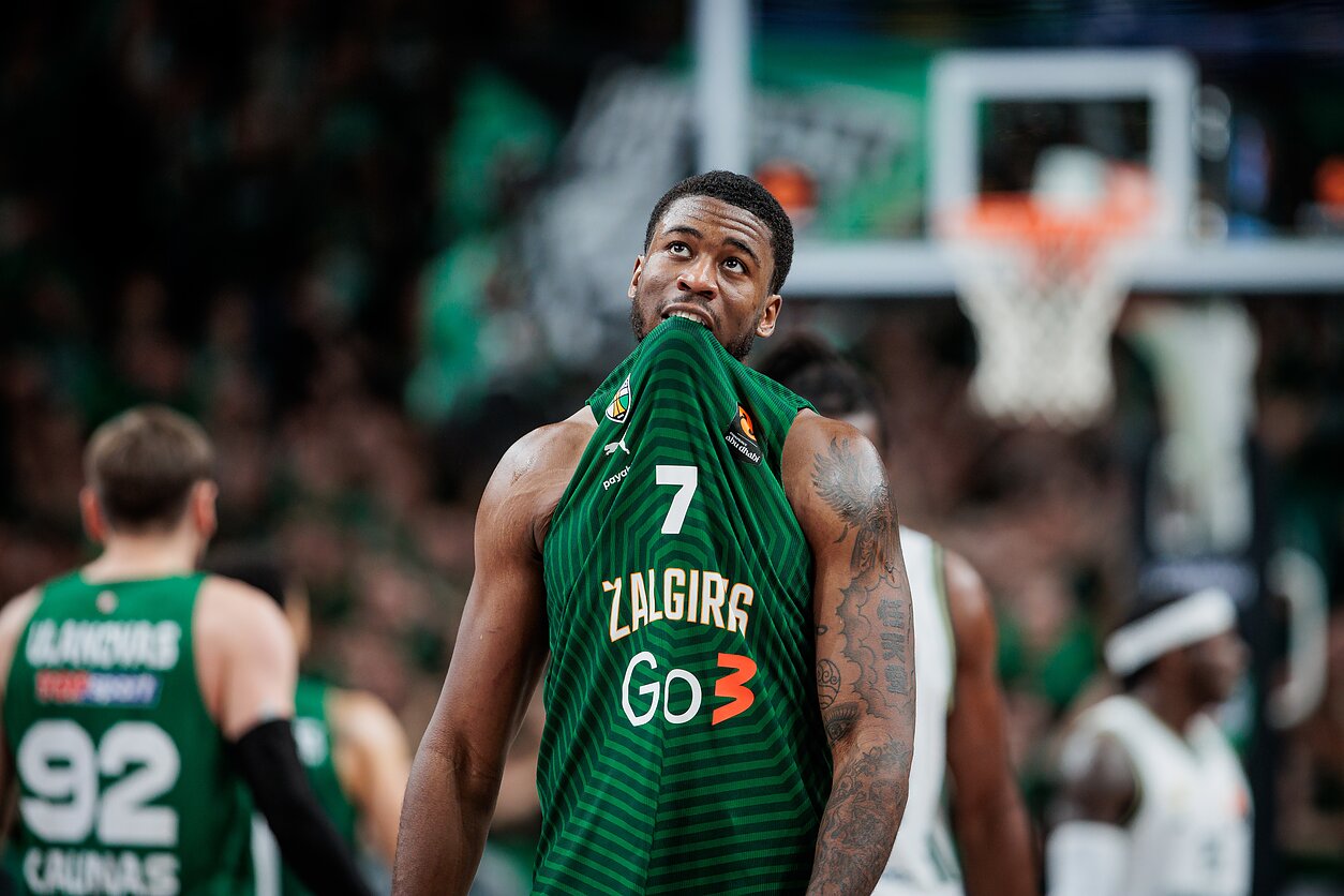 Mosesas Wrightas. Eurolyga: Kauno „Žalgiris“ – Atėnų „Panathinaikos“