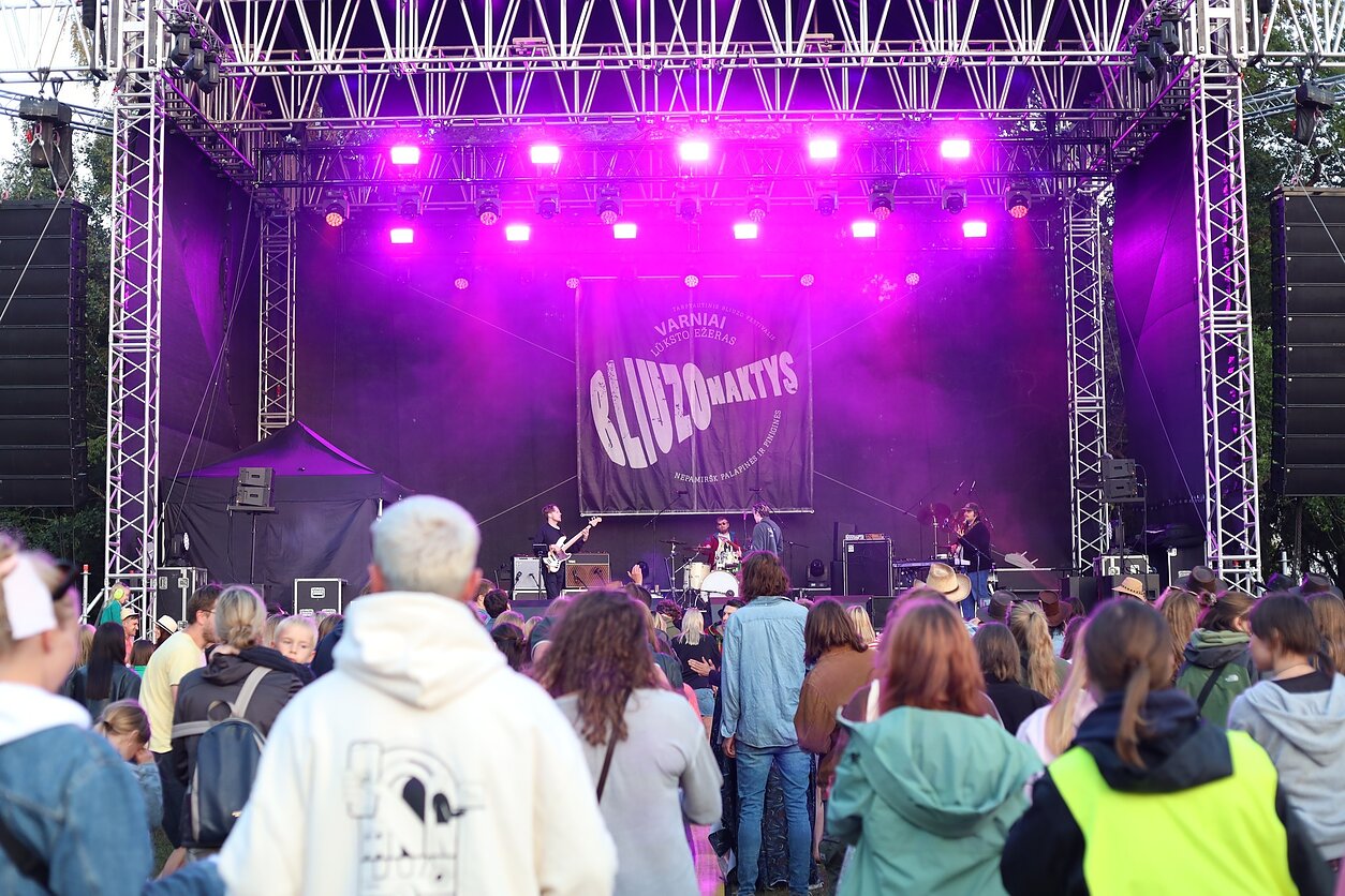 Festivalio „Bliuzo naktys“ akimirka 