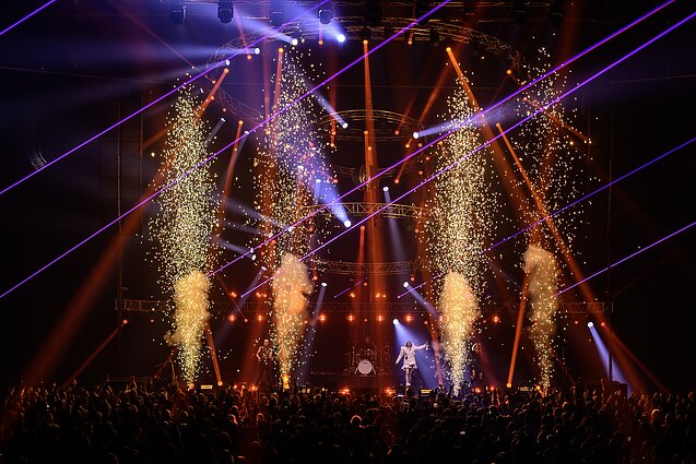 Džordanos Butkutės koncerto akimirka