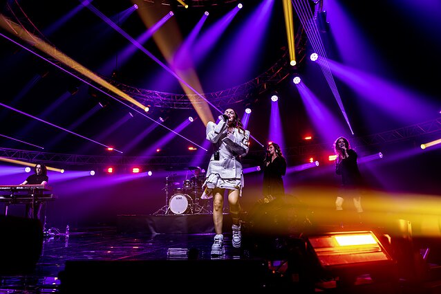 Džordanos Butkutės koncerto akimirka