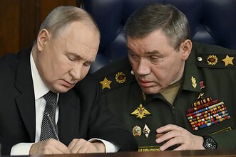 Vladimiras Putinas ir Valerijus Gerasimovas
