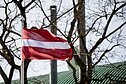 Latvijos vėliava. Asociatyvi nuotr.