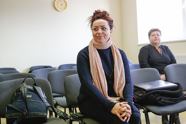 Šiaulių apylinkės teismas. Teisiamoji Irma Gajauskaitė