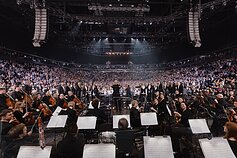 „Brolių Tautkų Rondo“ koncerto akimirka