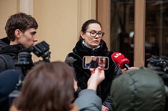 Agnė Silickienė atvyko į STT