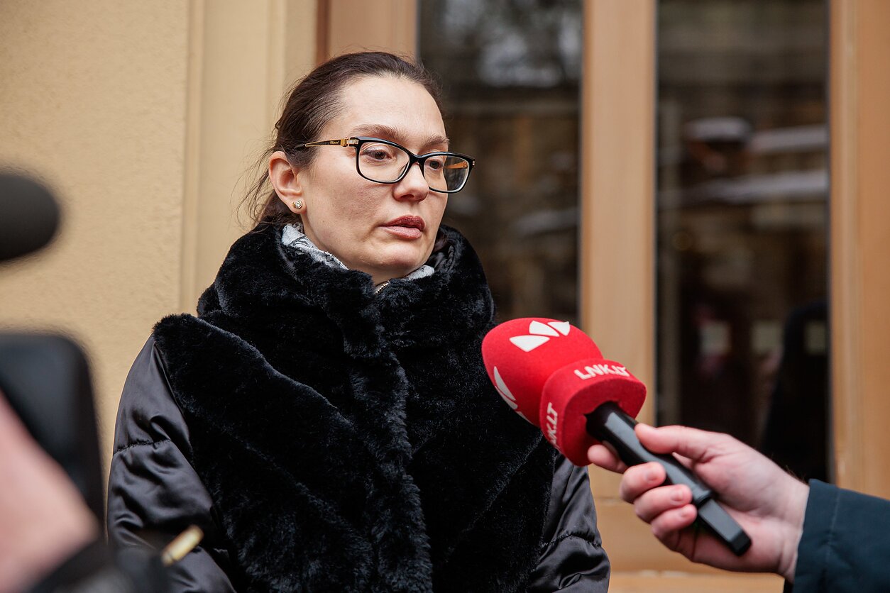 Agnė Silickienė atvyko į STT Agnė Silickienė atvyko į STT