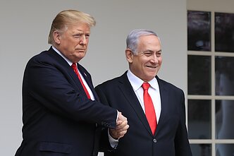 Donaldas Trumpas ir Benjaminas Netanyahu 