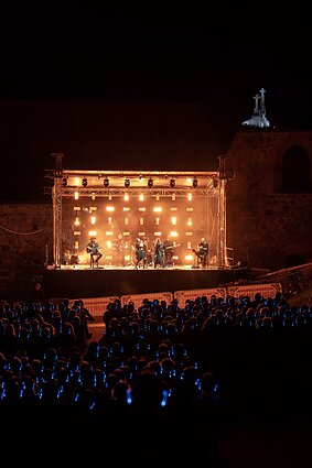 „Žalvarinio” koncerto akimirka 