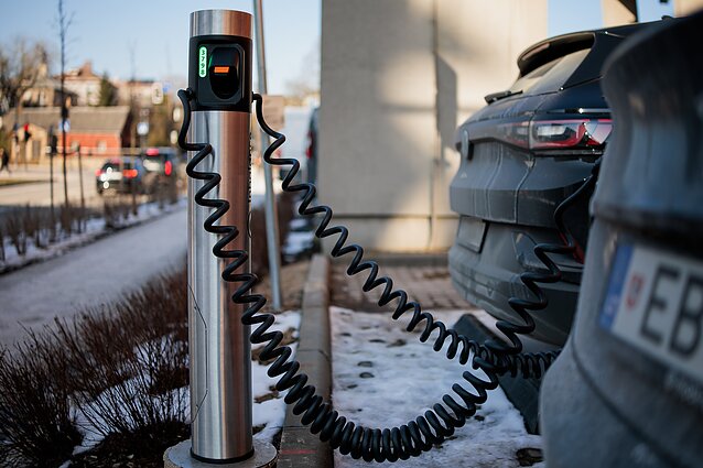 Elektromobilių įkrovimo stotelė