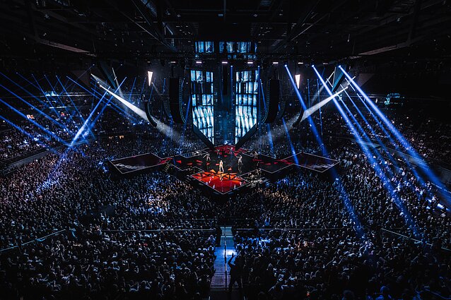 Natalijos Bunkės koncerto akimirka