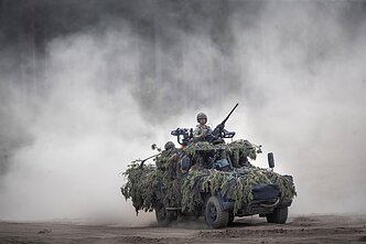Немецкие войска на учениях в Литве (ассоциативное)