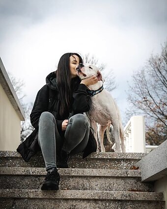 Sandra ir Argentinos dogė Missy