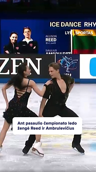 Ant pasaulio čempionato ledo žengė Reed ir Ambrulevičius