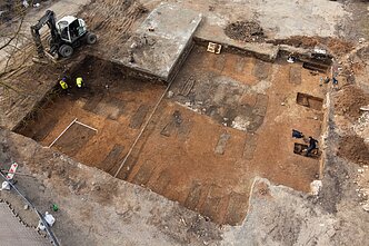 Šiaulių centre iškelti sovietų karių palaikai
