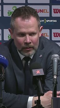 Žibėnas po pergalės: didelių emocijų šiandien nėra, nes žinome, kas laukia Prahoje