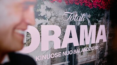 Filmo „Totali drama“ premjeros akimirka