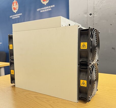 Kriptoturto kasimo įrenginys