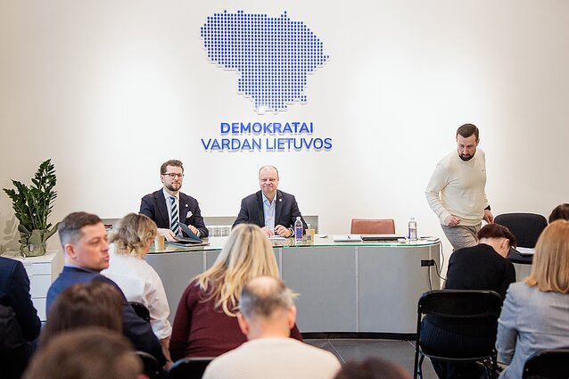 Demokratų sąjungos „Vardan Lietuvos“ valdybos posėdis