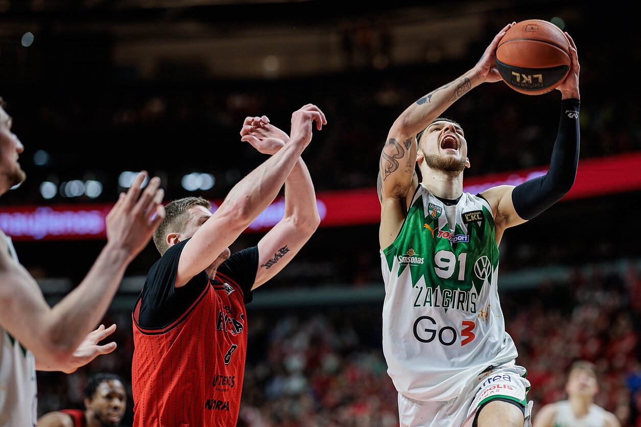 Deividas Sirvydis. LKL: Vilniaus „Rytas“ – Kauno „Žalgiris“