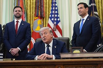 J. D. Vance`as, Donaldas Trumpas ir Marco Rubio