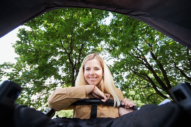 Laidos vedėja Aistė Simėnaitė.