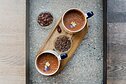 Aksominė kakava „Demolofto“ kavinėje