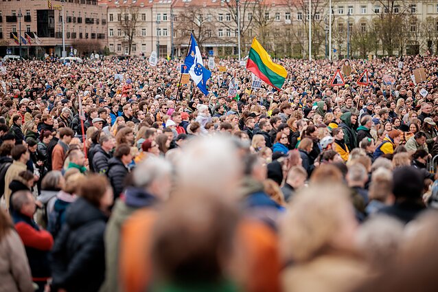 Protestas „Šalin rankas nuo laisvo žodžio. Nepasiduosime“