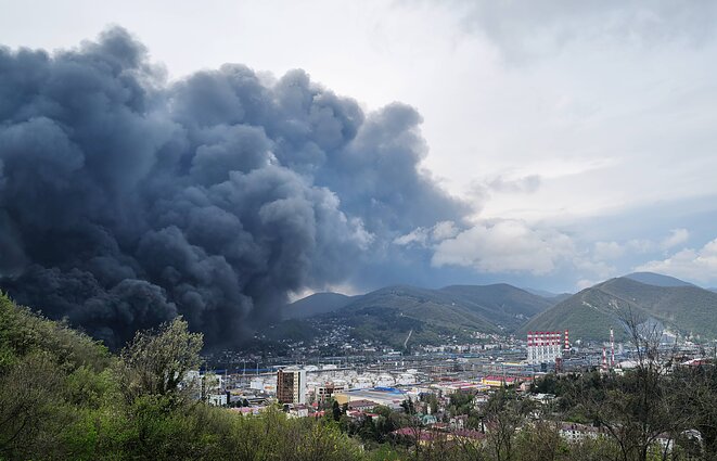 Atakuota gamykla Tuapsėje