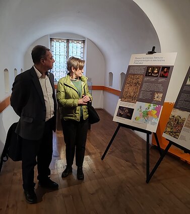 Parodos atidarymas Palanoko pilyje, Mukačeve