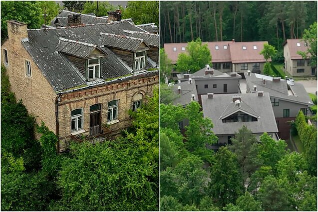 Pastatas Lvivo g. 56 ir Paluckų būstas Verkių parke