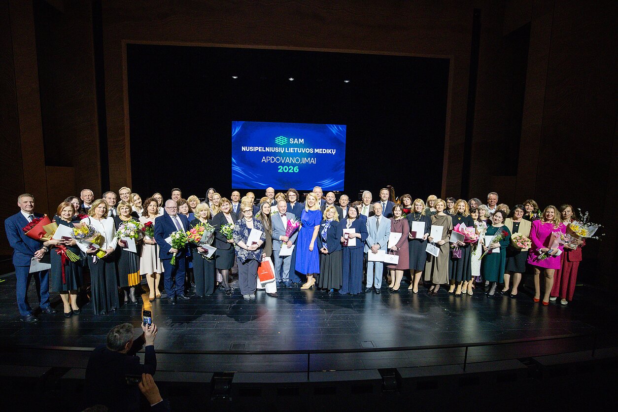 Apdovanoti medicinos darbuotojai