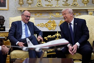 Friedrichas Merzas ir Donaldas Trumpas