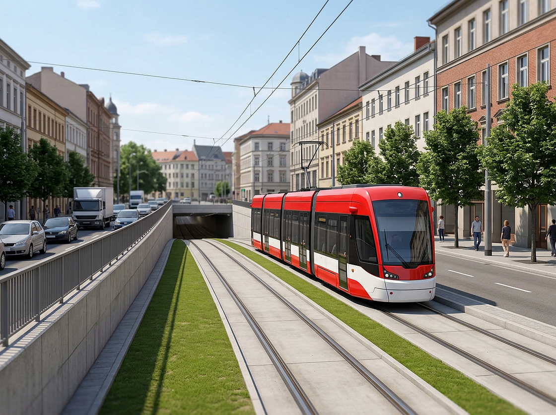 Tramvajus Vilniuje. Vizualizacija