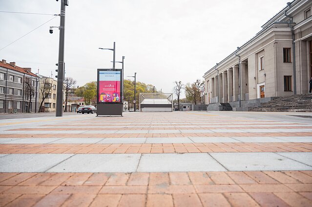 „Kauno tiltai“ už beveik 0,5 mln. eurų atnaujino Kauno geležinkelio stoties prieigas