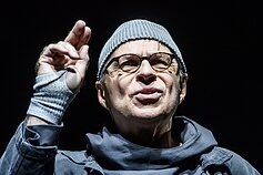 Vytautas Anužis – Sokratas. „Platonas. Dialogai“. Režisierius Motiejus Ivanauskas, LNDT, 2020